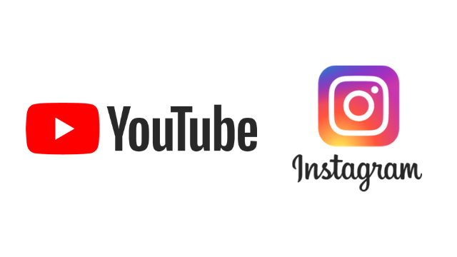 YoutubeロゴInstagramロゴ